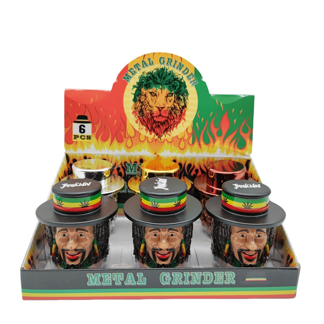 Jamaica 77mm Leaf herb Grinder 